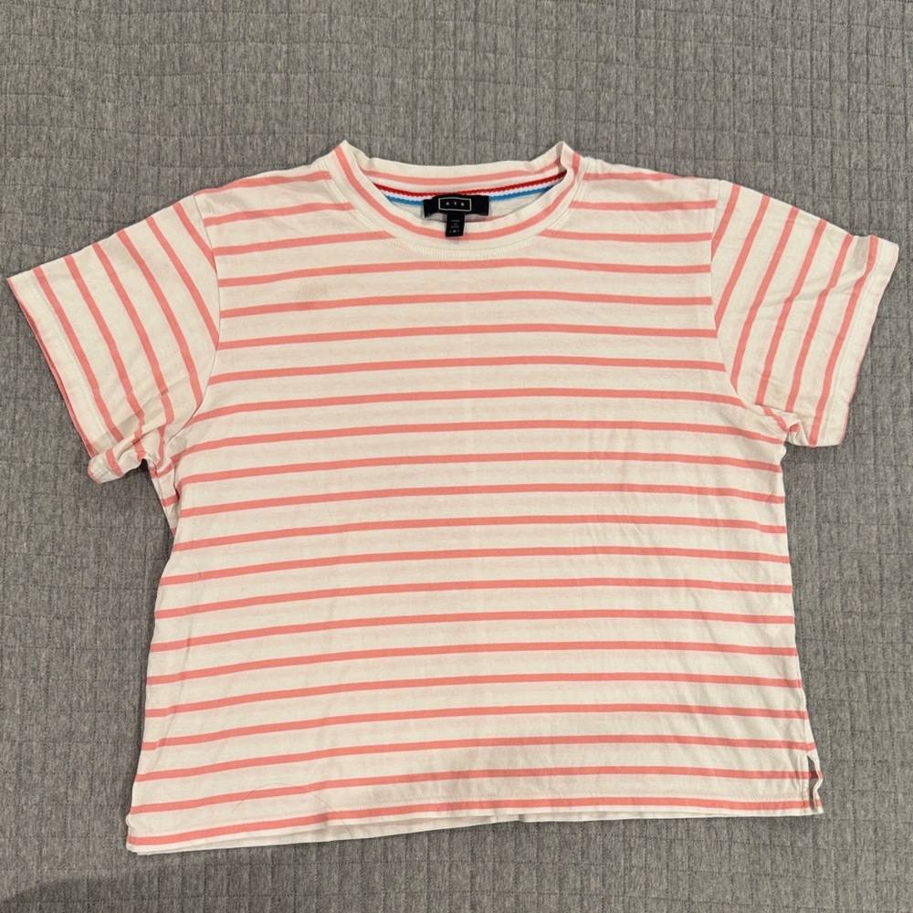 AYR Sno Cone tee in pink/white